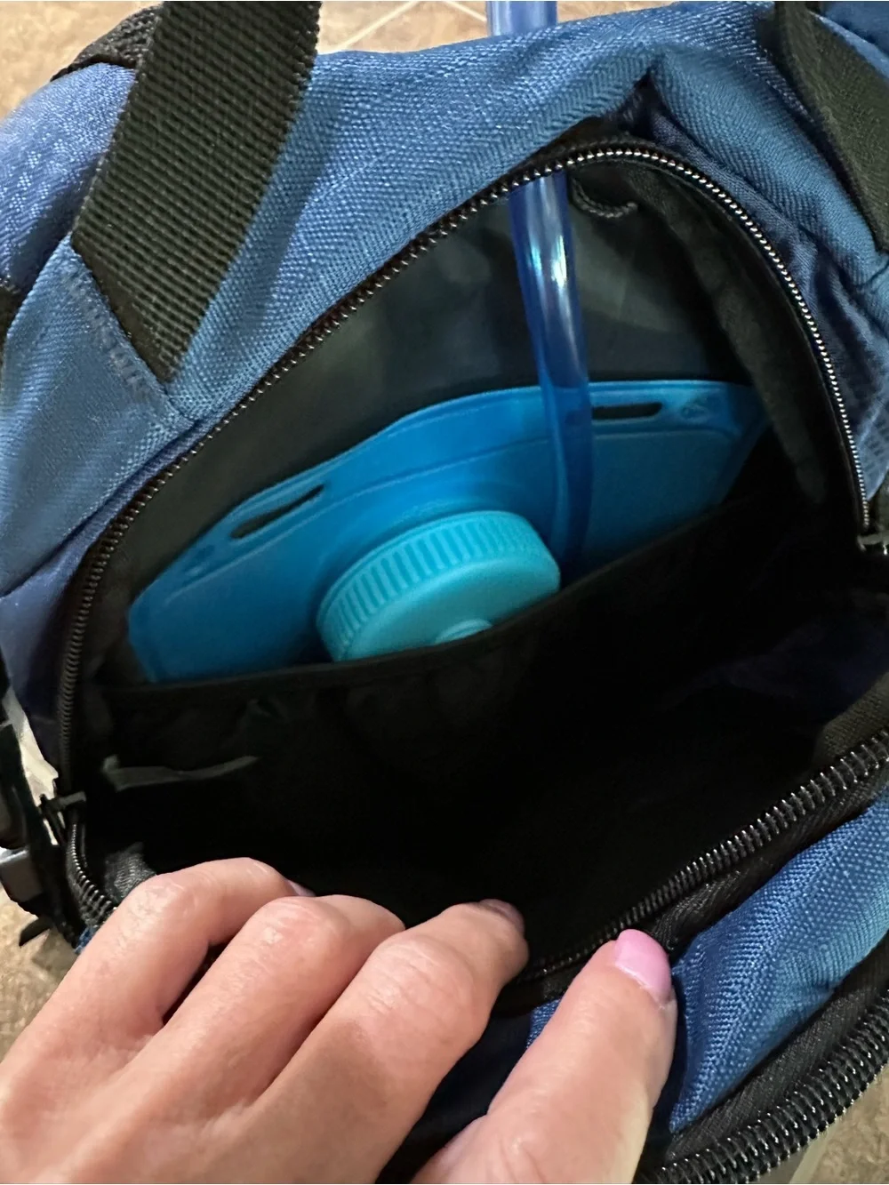 Quest Royal Blue Hydration Backpack Pack - men or women’s